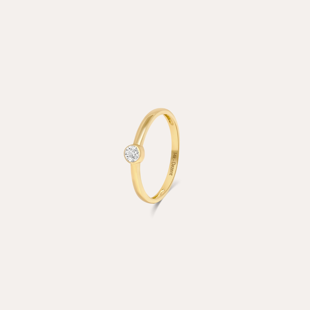 Monostein | 585 Gold Ring