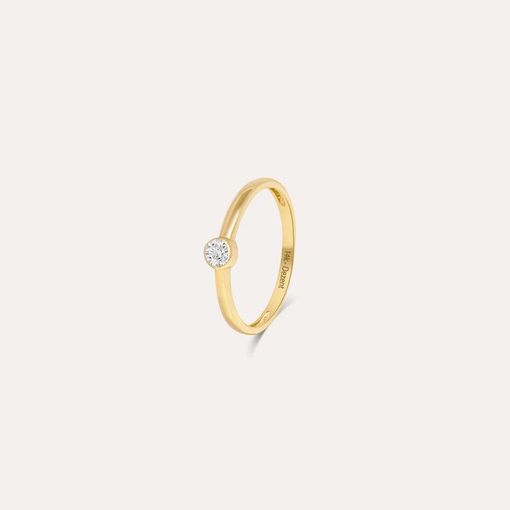 Monostein | 585 Gold Ring