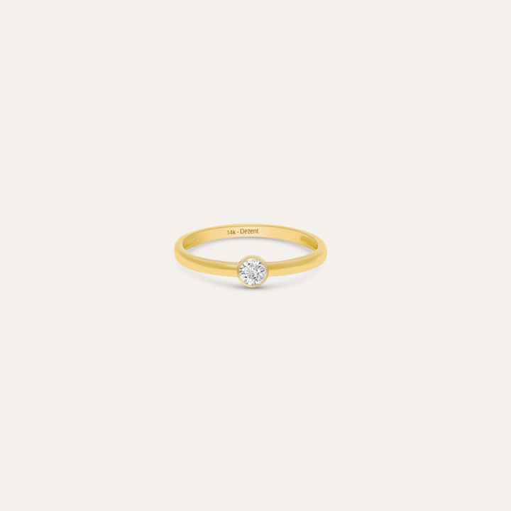 Monostein | 585 Gold Ring