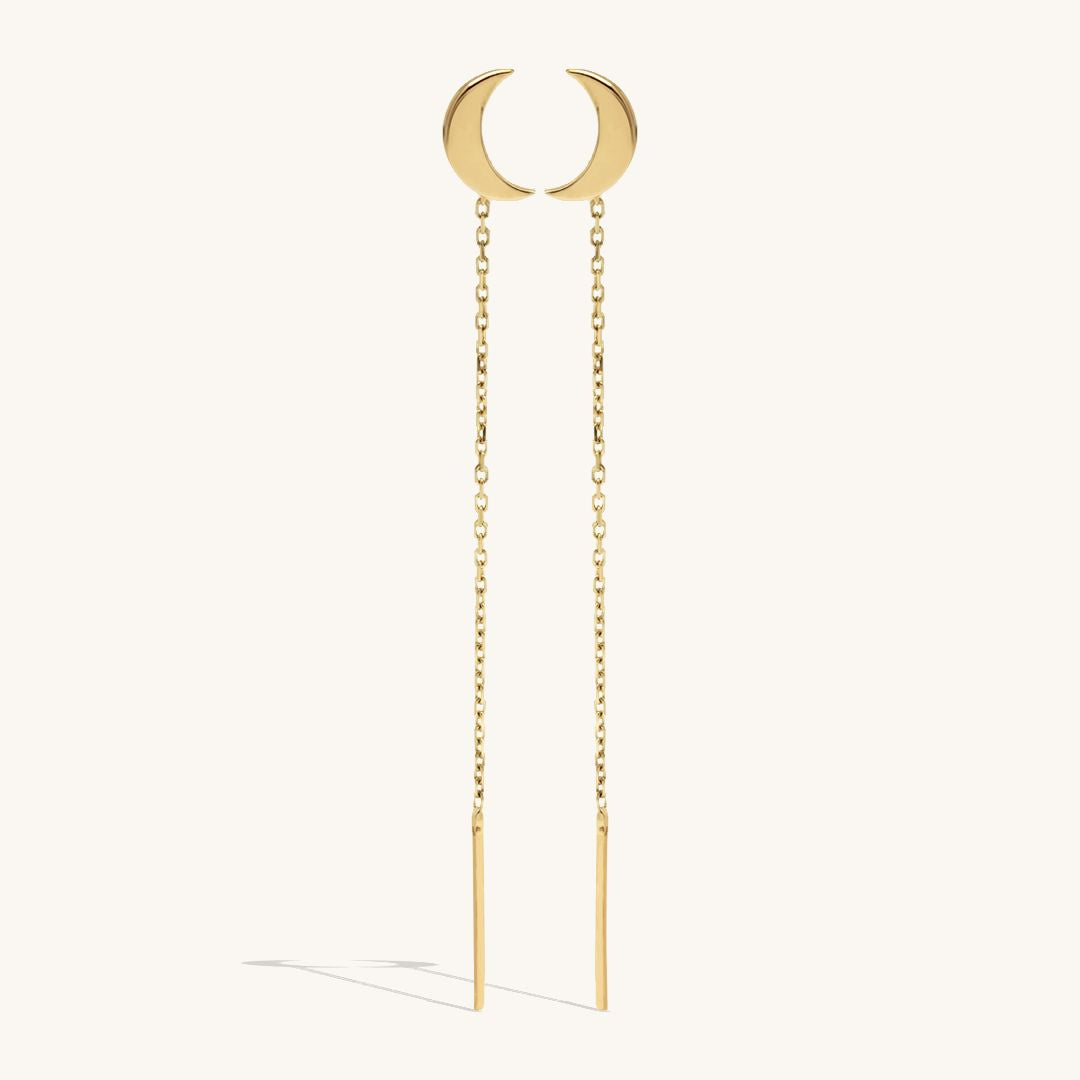 Moon Ohrhänger I 585 Gold
