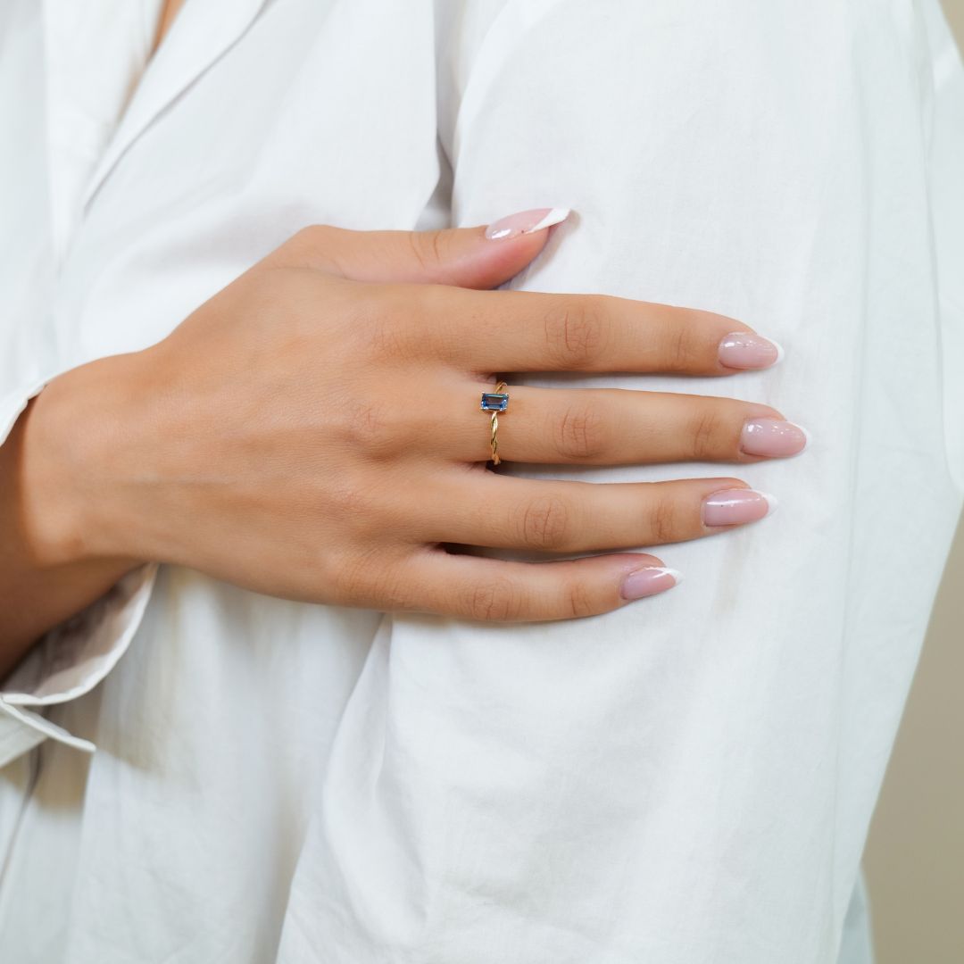 Cord Blue | 585 Gold Ring
