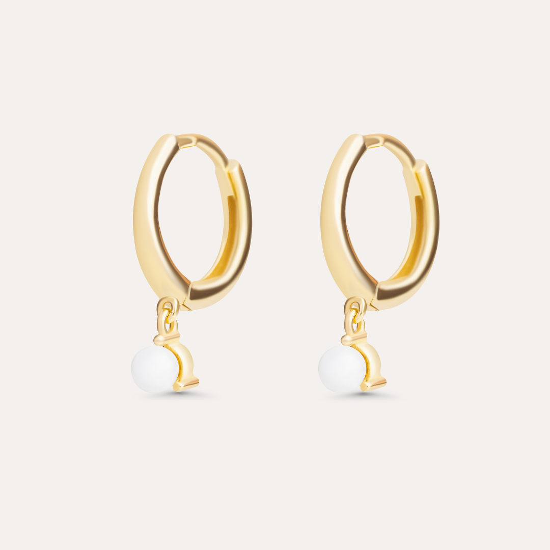 Pearl Dangle Ohrring I 585 Gold