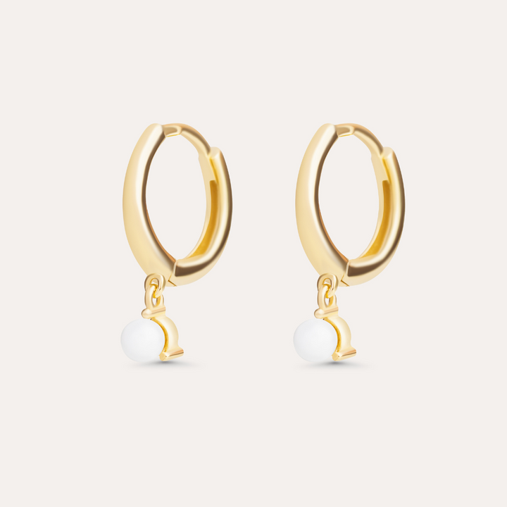 Pearl Dangle Ohrring I 585 Gold