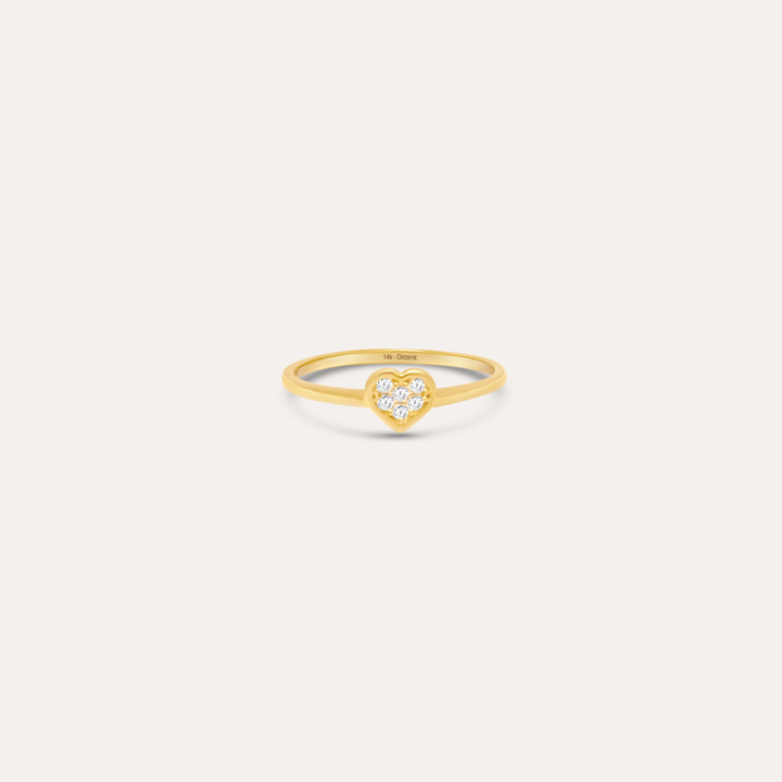 Pure Heart | 585 Gold Ring