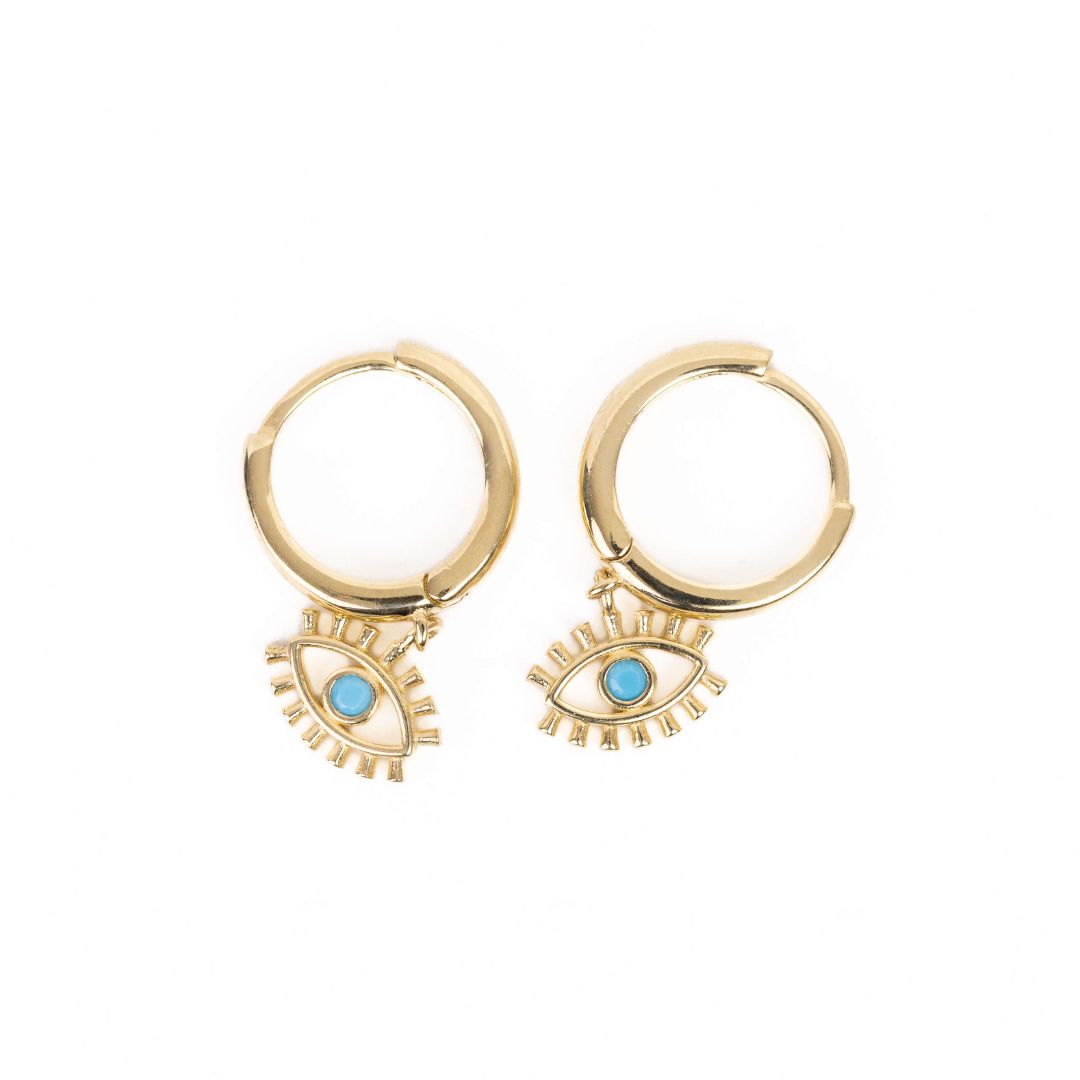 Round Eye Ohrringe I 585 Gold