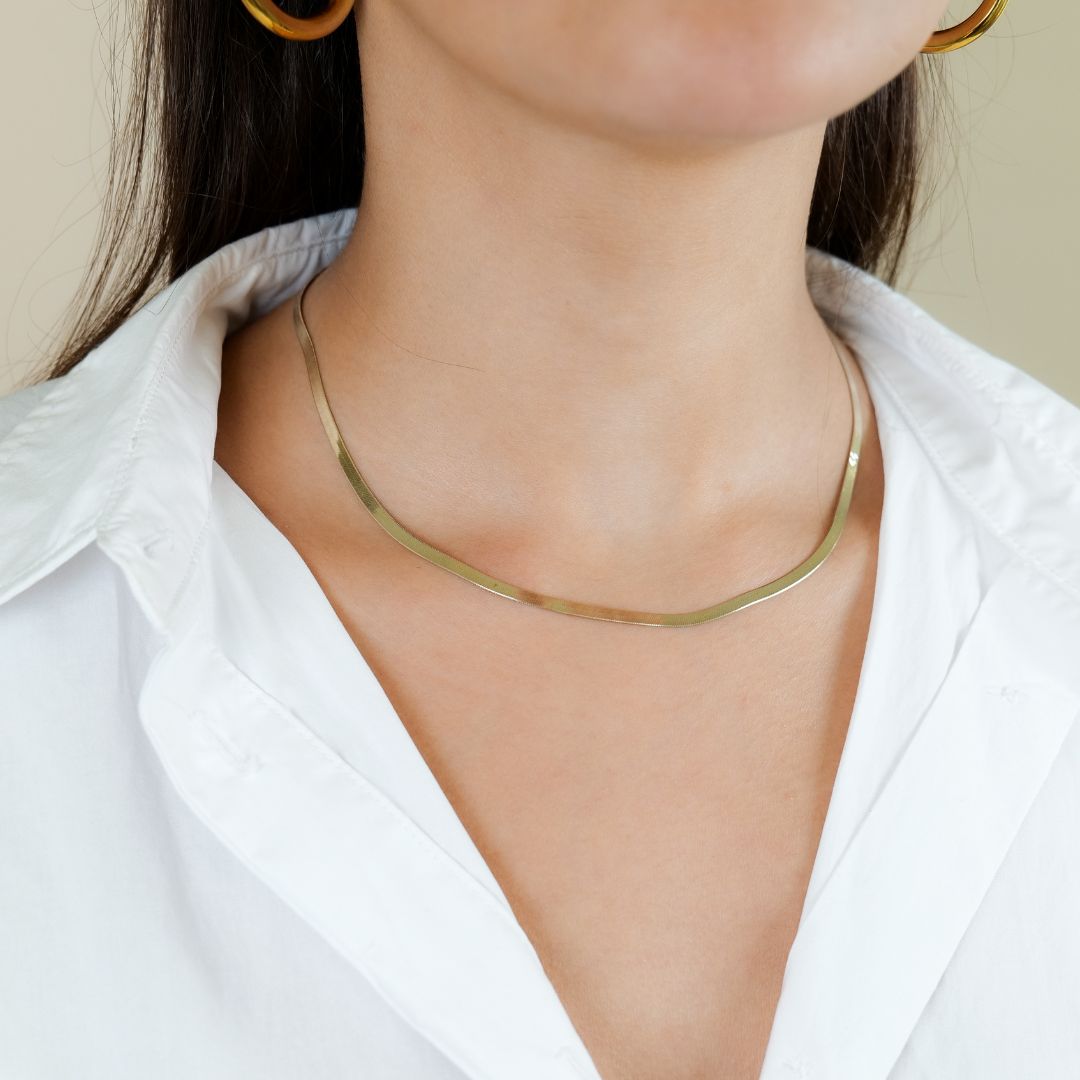 Schlangenkette I 585 Gold