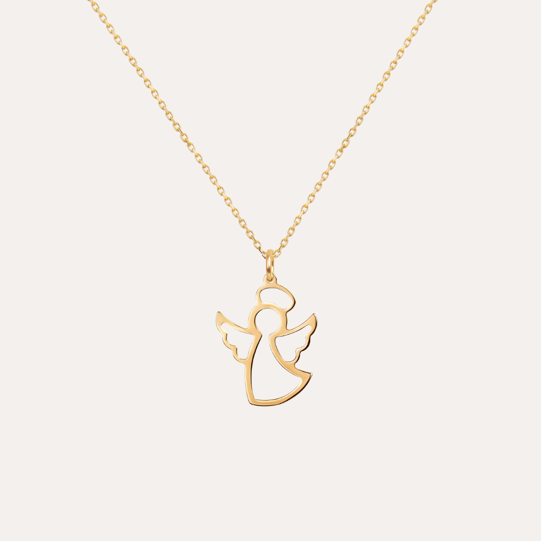 Schutzengel Kette I 585 Gold