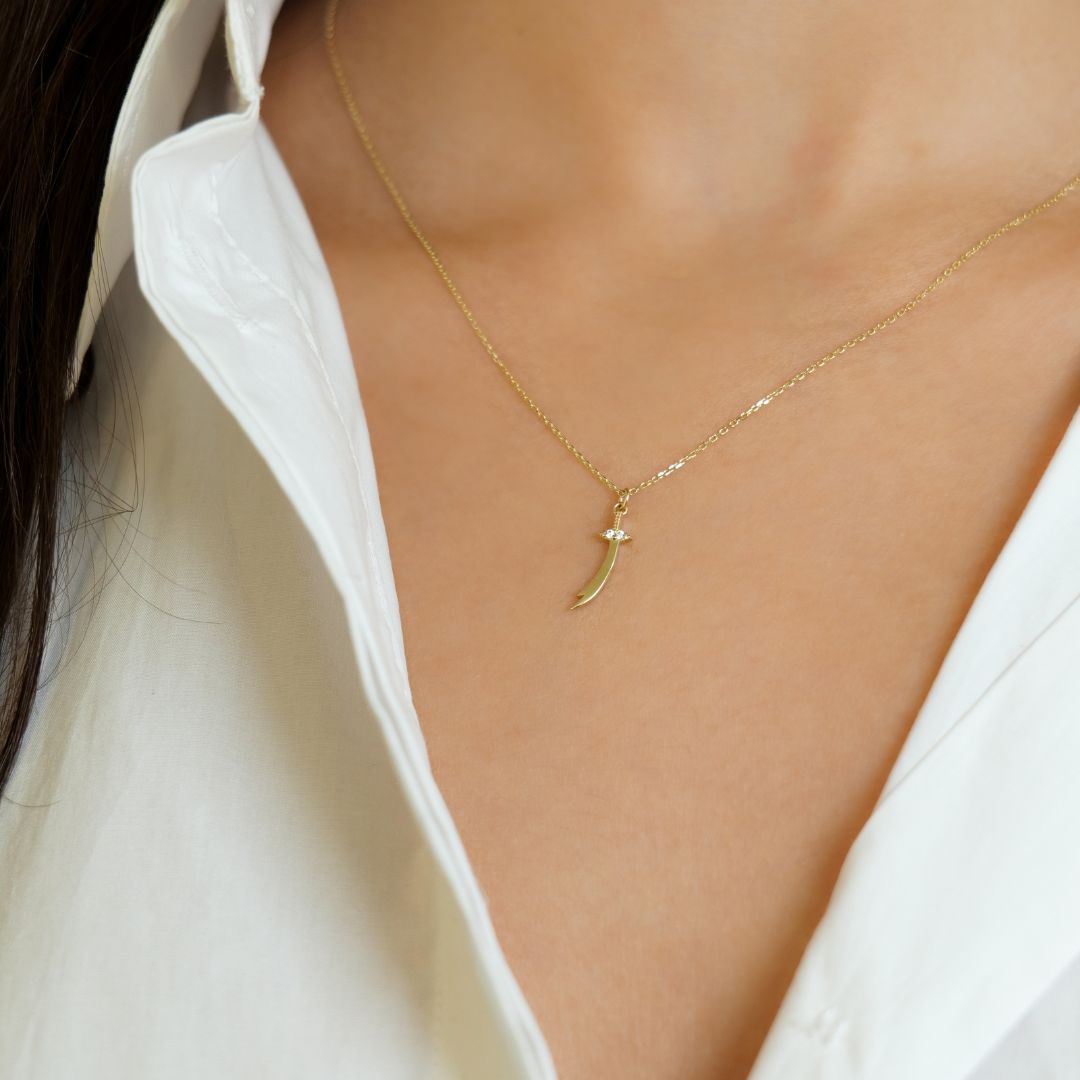 Schwert | 585 Goldkette