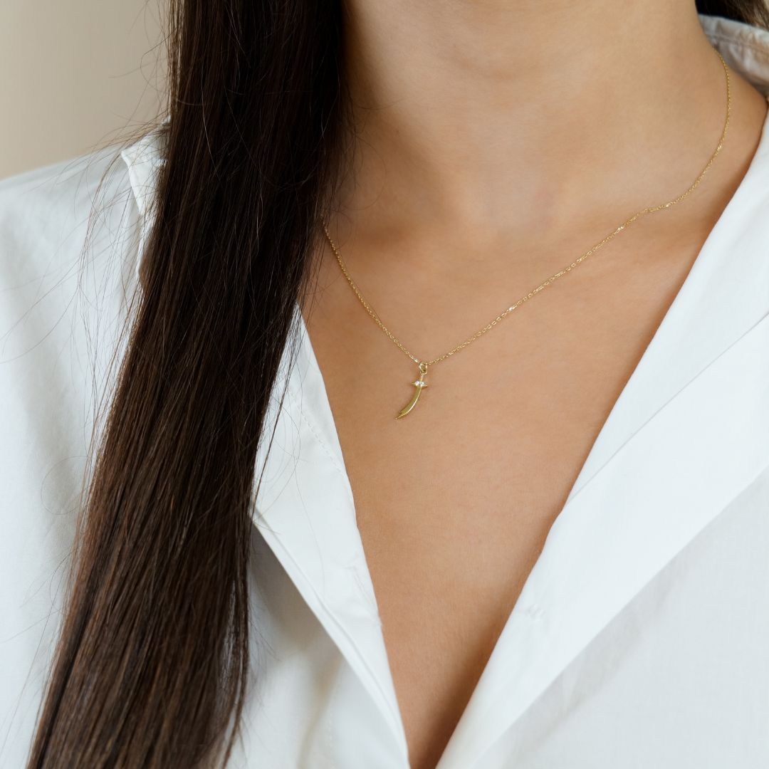 Schwert | 585 Goldkette