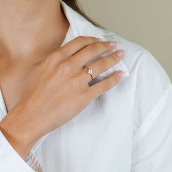 Solitär Ring I 585 Gold