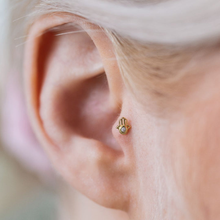Tragus I Piercing 585 Gold I Verschiedene Modelle
