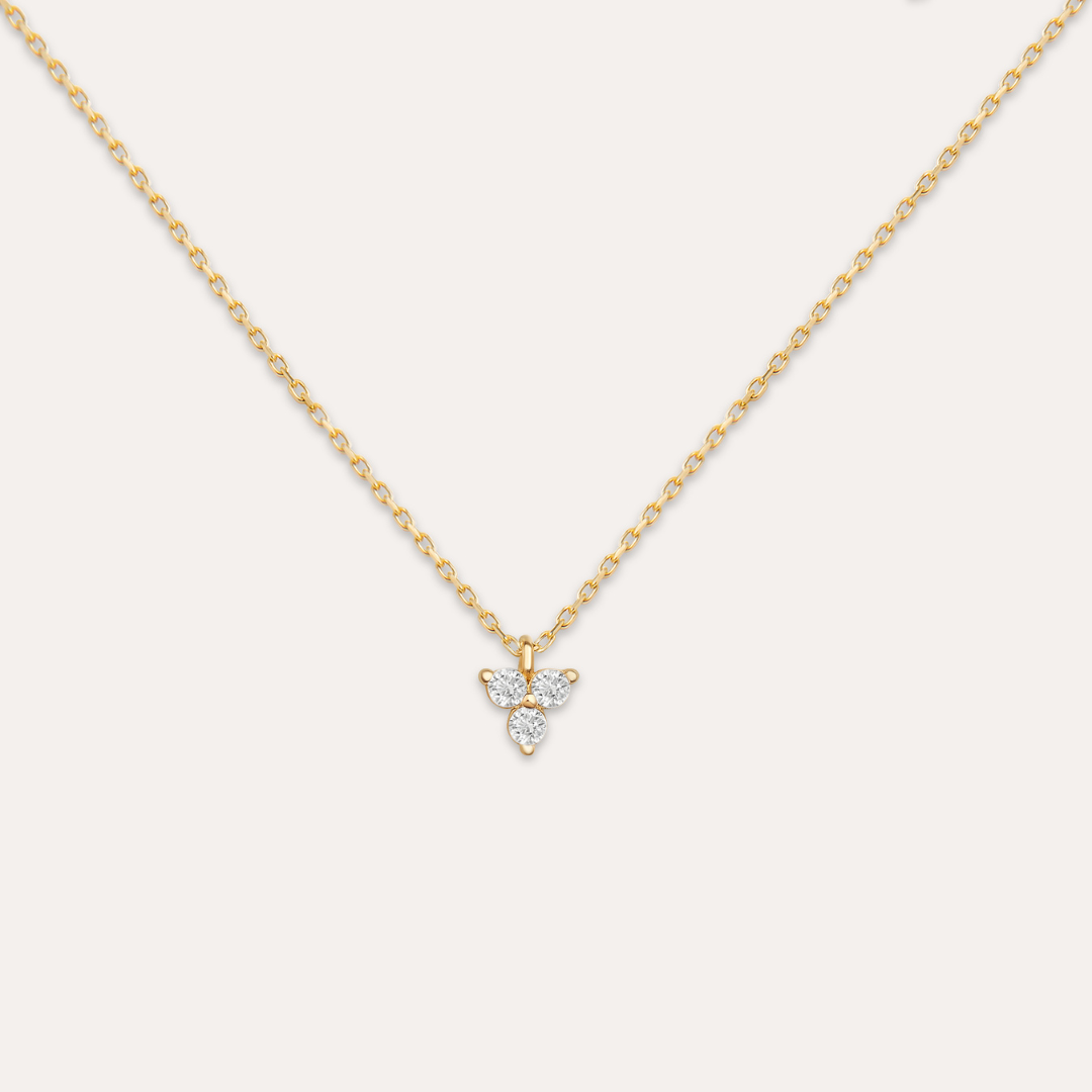 Triplett Halskette I 585 Gold