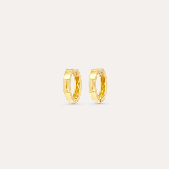 Urban Hoops Mini | 585 Gold Ohrringe