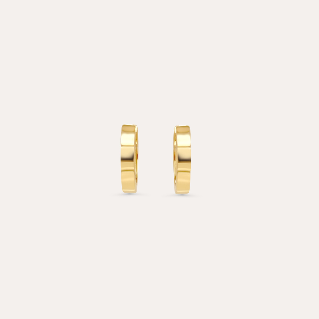 Urban Hoops Mini | 585 Gold Ohrringe