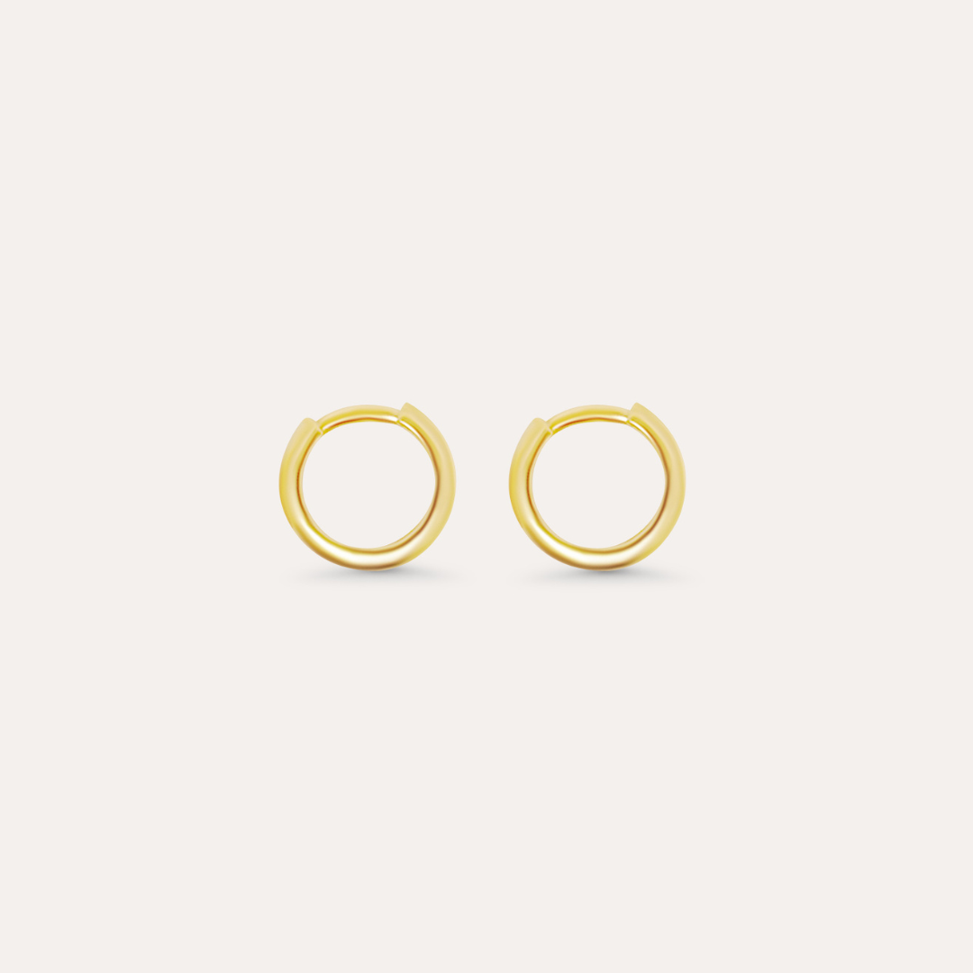 Urban Hoops Mini | 585 Gold Ohrringe