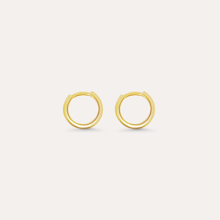 Urban Hoops Mini | 585 Gold Ohrringe