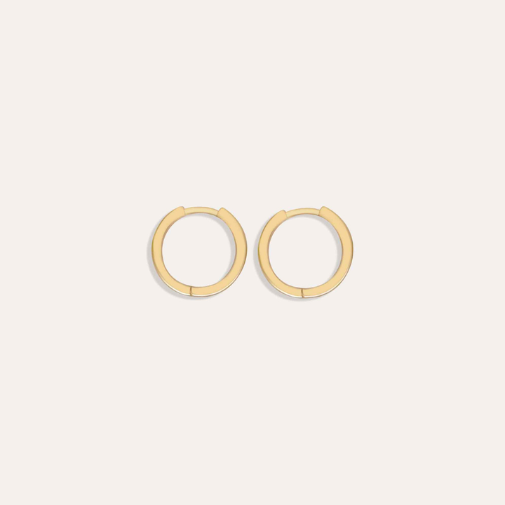 Urban Hoops Zirkonia Maxi | 585 Gold Ohrringe